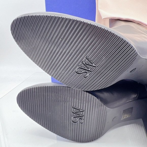 Stuart Weitzman Harper 80 Womens Pointed Toe Heeled Bootie Black Leather US 9 B - Picture 7 of 10